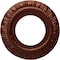 Ekena Millwork Claremont Ceiling Medallion (Fits Canopies up to 5 5/8"), 9"OD x 4 1/2"ID x 1/2"P, Antique Copper CM09CLACS - alternate 1